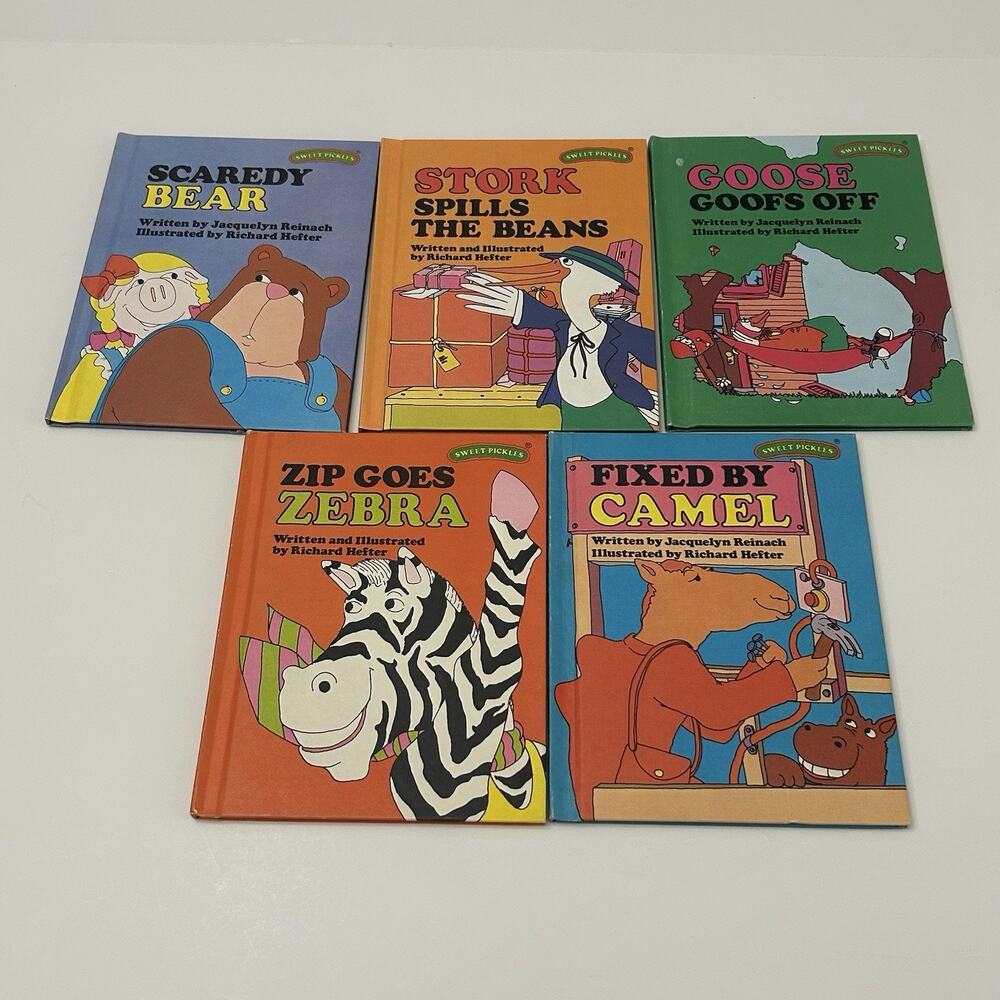 Sweet Pickles Weekly Reader Books 1977 and 1978 Lot of 5 Vintage